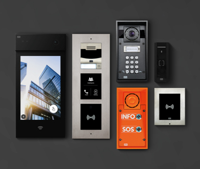 Door entry intercom panel