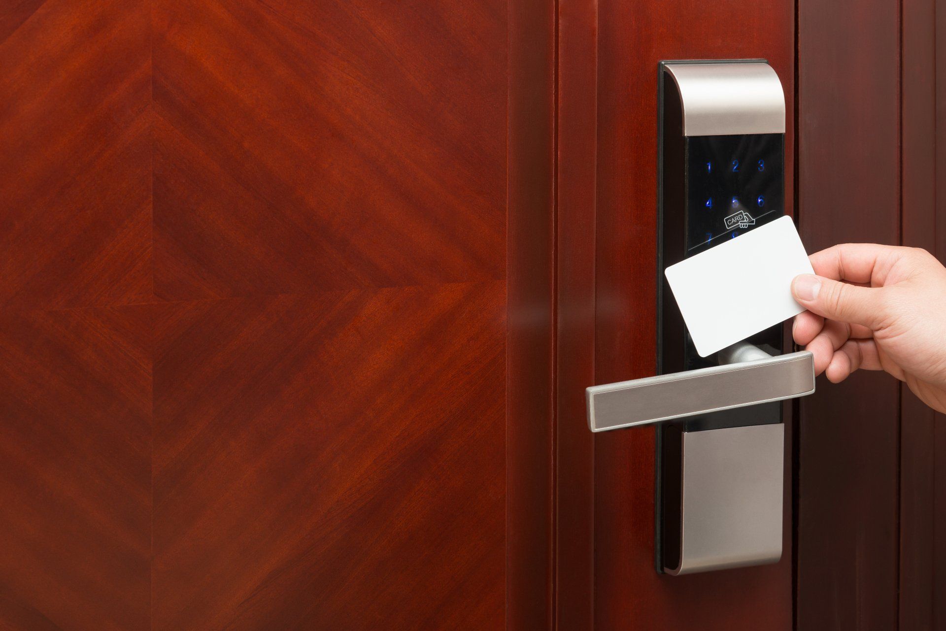 Access control card reader